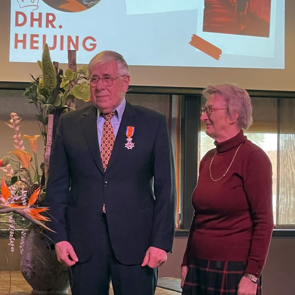 Veilig Verkeer Nederland lintje Servé Heijning