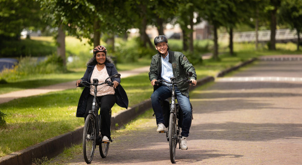 blijf veilig onderweg vooruitkijken Veilig Verkeer Nederland fiets