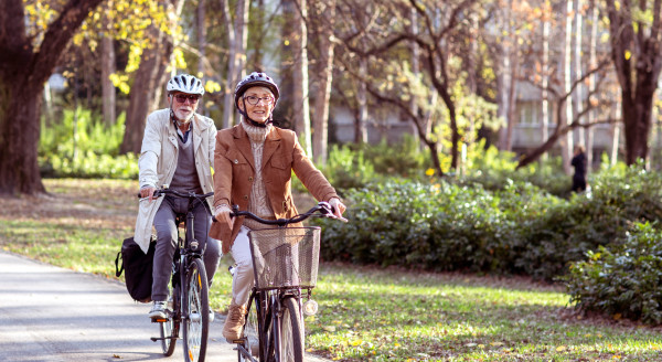 senioren, fietsen, het nieuwe fietsen