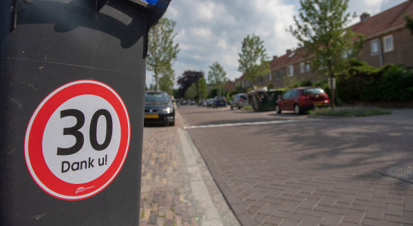 30 km sticker Hilversum
