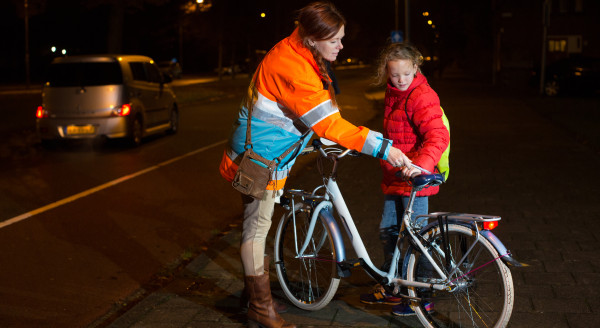 Veilig Verkeer Nederland fietsverlichtingsactie