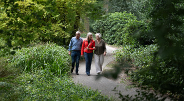 Wandelen in het park