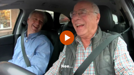 Samen met een echte rij-instructeur op pad.