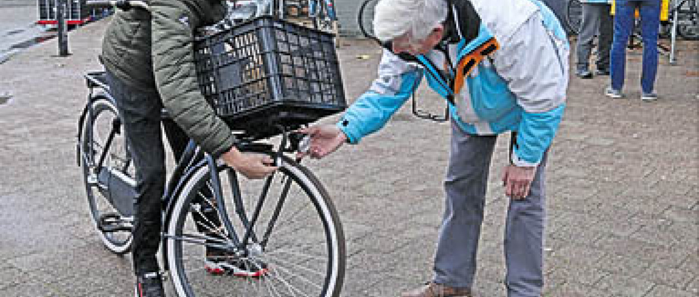 Fietsverlichtingscontrole, Kernkwartier