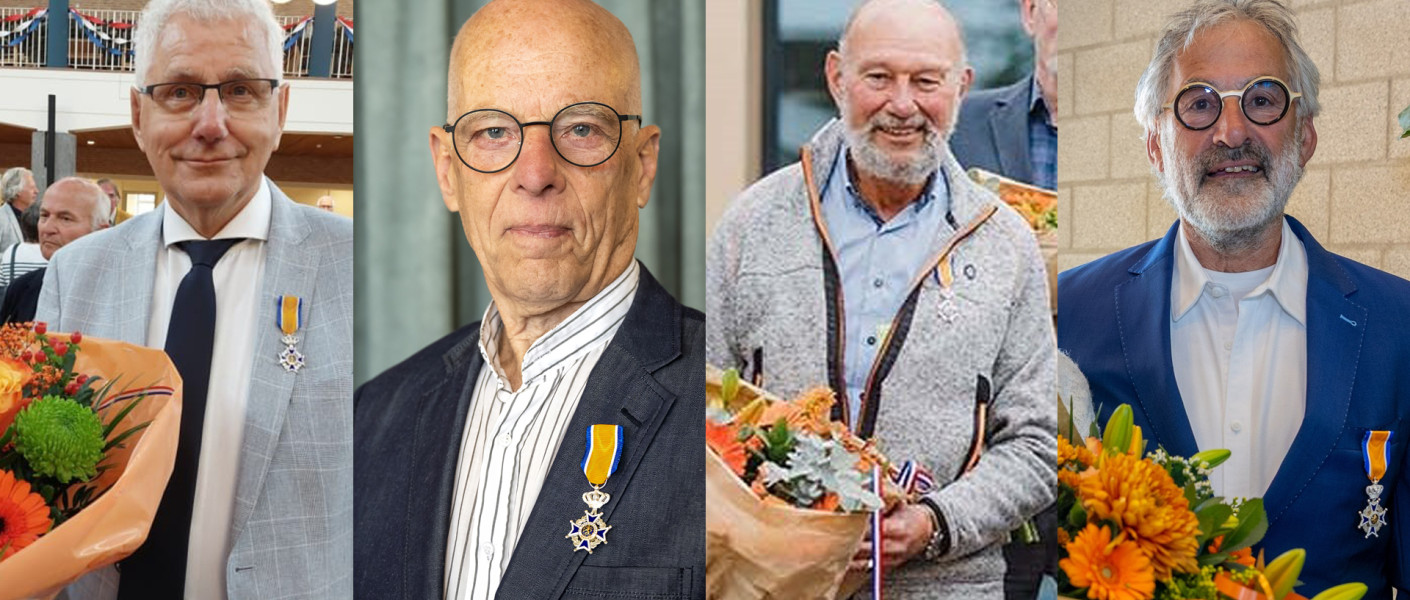 Vrijwilligers die een onderscheiding ontvingen