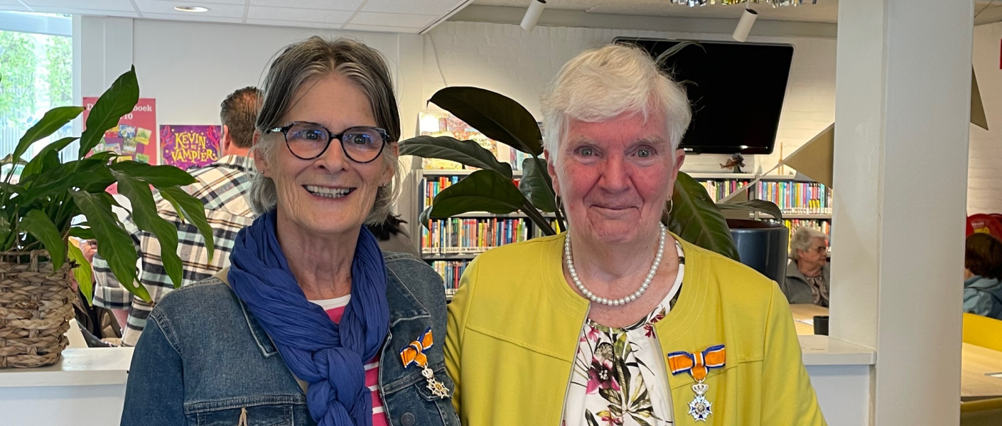 Gerda van den Bosch en Ria Remeijsen zijn onderscheiden als lid in de Orde van Oranje-Nassau