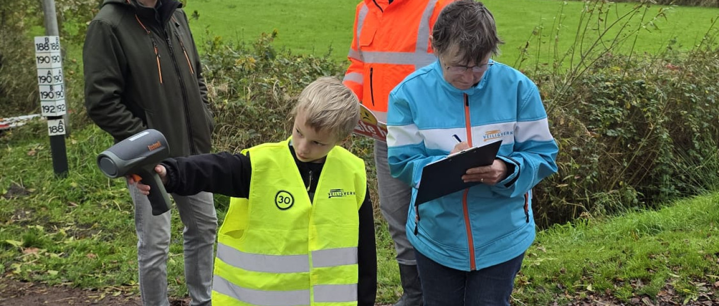 lasergunactie met vrijwilligers