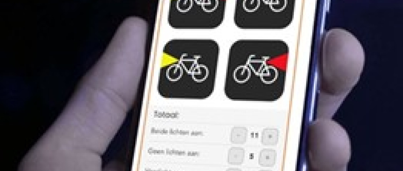 Fietslichttellen app