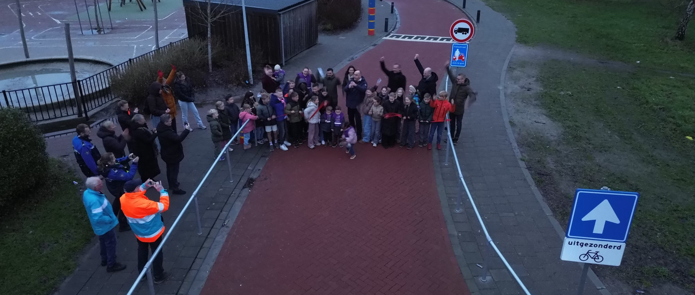 Opening rondweg met wethouder