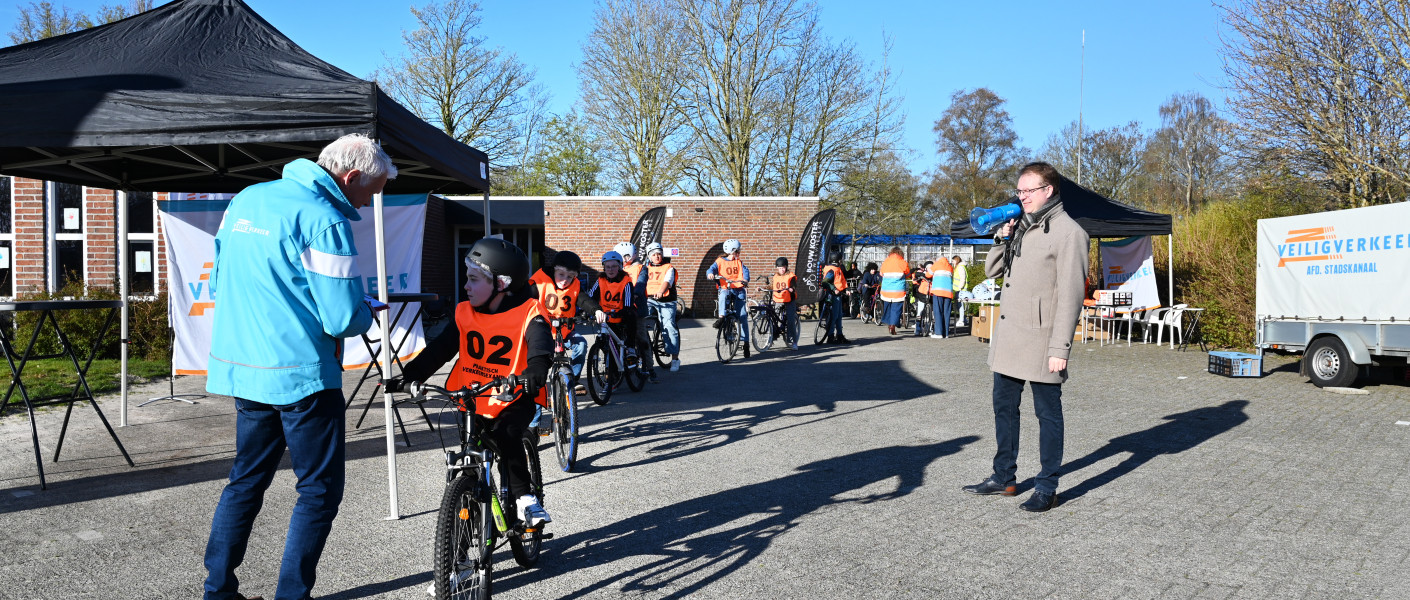 Aftrap praktisch verkeersexamen in Stadskanaal
