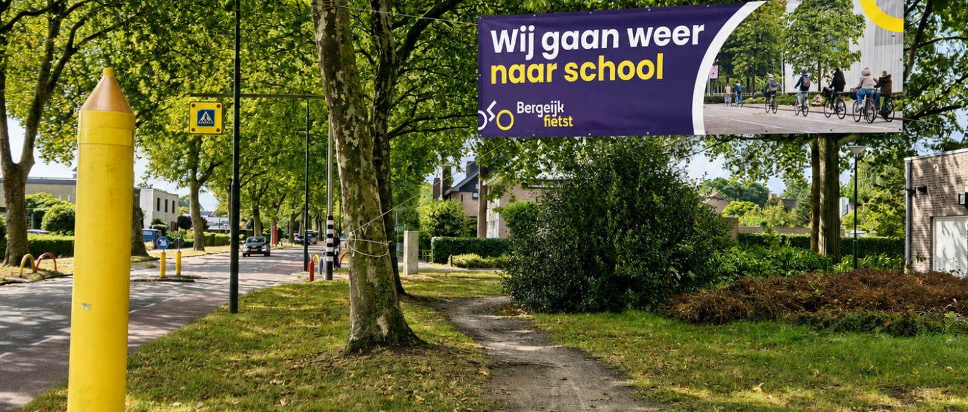 Spandoek: Wij gaan weer naar school!