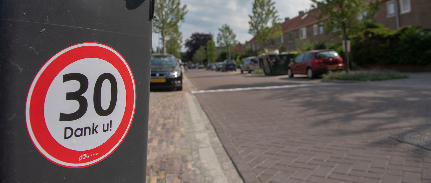 30 km sticker Hilversum