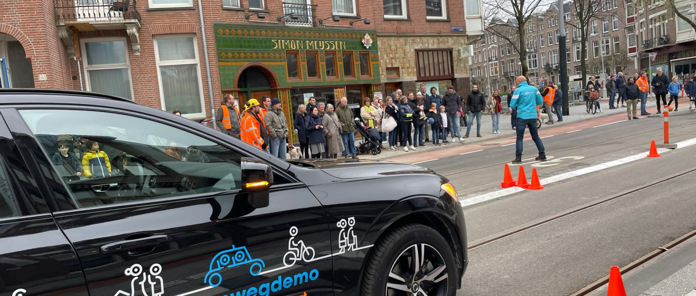 VVN Remwegdemo Amsterdam Volvo