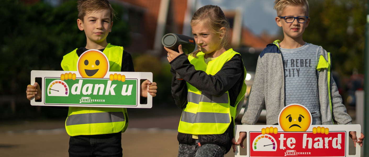 Veilig Verkeer Nederland buurtactie snelheidsmeting