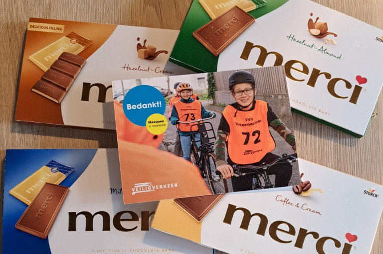 presentje voor vrijwilligers