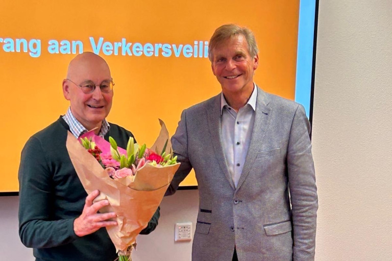 Bram Meijer (links) en vice-voorzitter Egbert-Jan van Hasselt