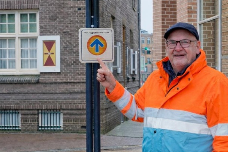Permanente bordje verkeersexamen Markt Valkenswaard