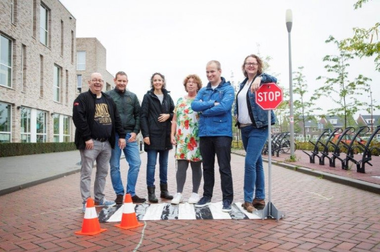 Buurtbewoners in actie voor veilig verkeer