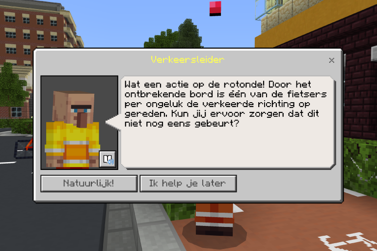 VVN Minecraft Verkeerseducatie