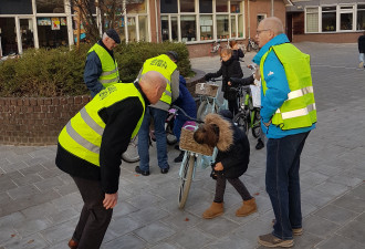 controle op schoolplein