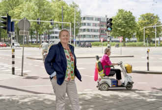 Ingrid Wester in een interview voor het Veilig Verkeer Nederland