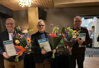 Afscheid van drie bestuursleden bij VVN afdeling Rijssen-Holten