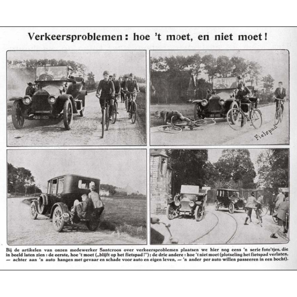 Verkeersboodschap uit 1925 
