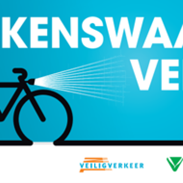 Blauwe banner
