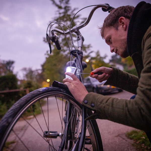 Reparatie fietsverlichting