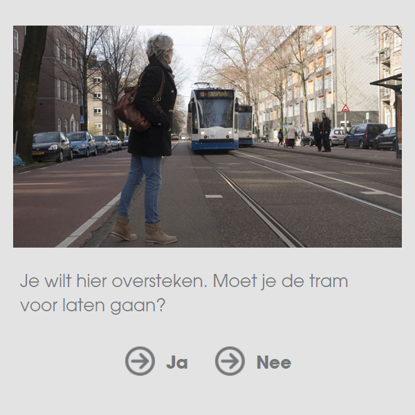 Veilig Verkeer Nederland VVN Opfrisquiz Voetganger online opfrissen kennis