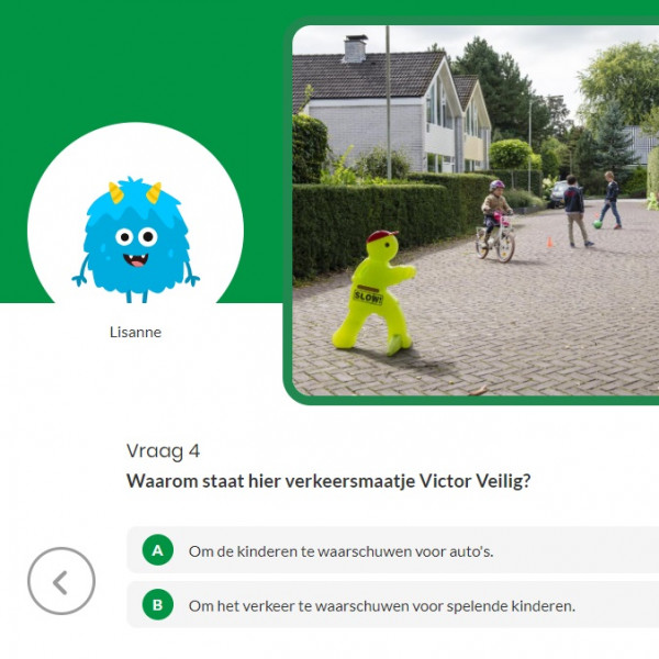 Veilig Verkeer Nederland ouder kind quiz blok
