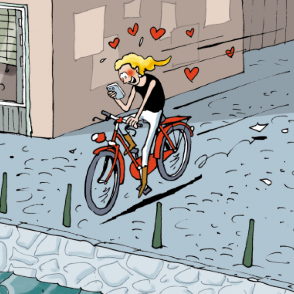 Veilig verkeer Nederland Op de fiets even niets